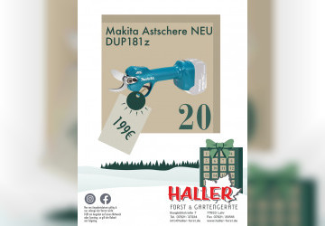 T&uuml;rchen 20. Makita Astschere DUP181z