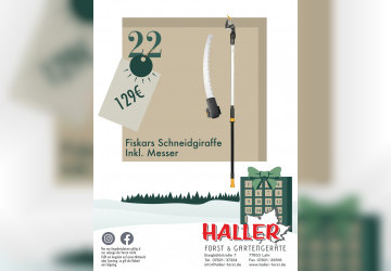 T&uuml;rchen 22. Fiskars Schneidgiraffe